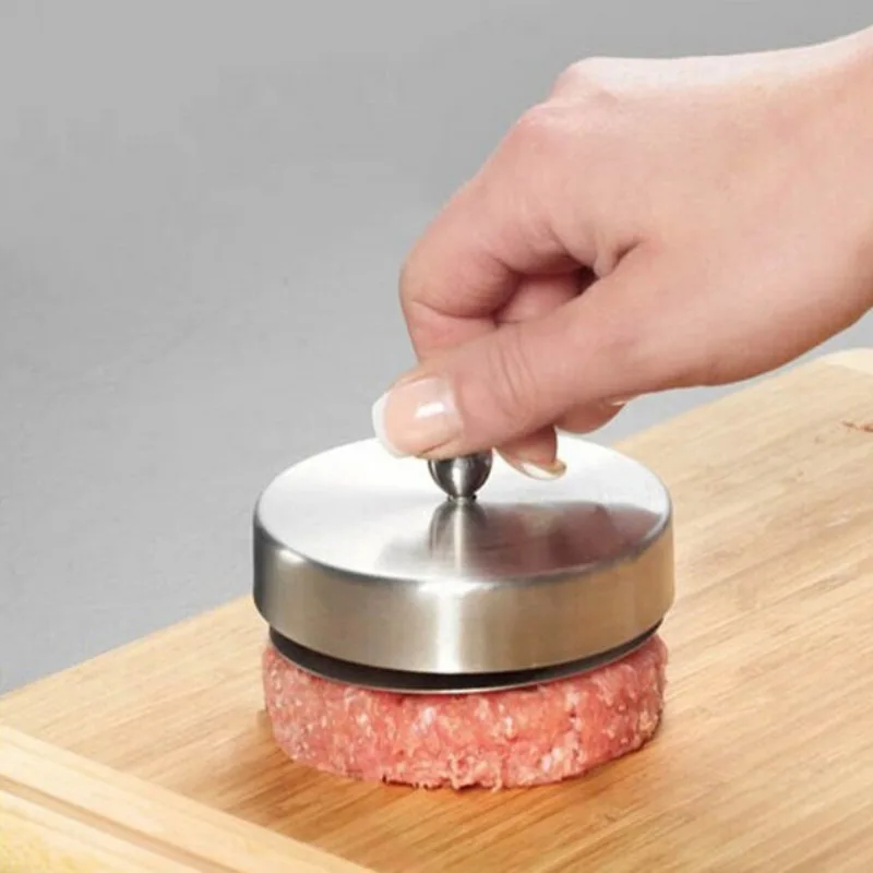 DIY Круглый съемный пресс для гамбургеров с начинкой машина для приготовления котлеты для гамбургера форма для мяса для барбекю Кухонные аксессуары