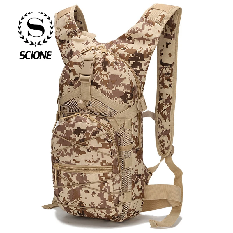 Scione 15L 800D Оксфорд камуфляжные рюкзаки многофункциональные сумки на плечо унисекс Военная Тактическая Сумка для наружного туризма