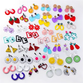 Kawaii Colorful Fruit & Nature Earrings 4