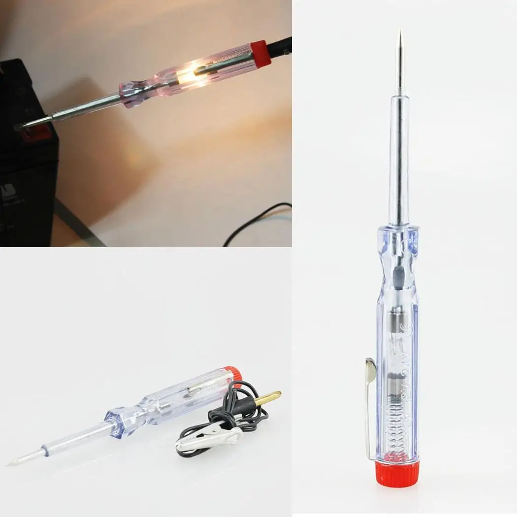 Auto 6V 12V 24V DC Voltage Circuit Tester 3W Car Truck Voltage Circuit