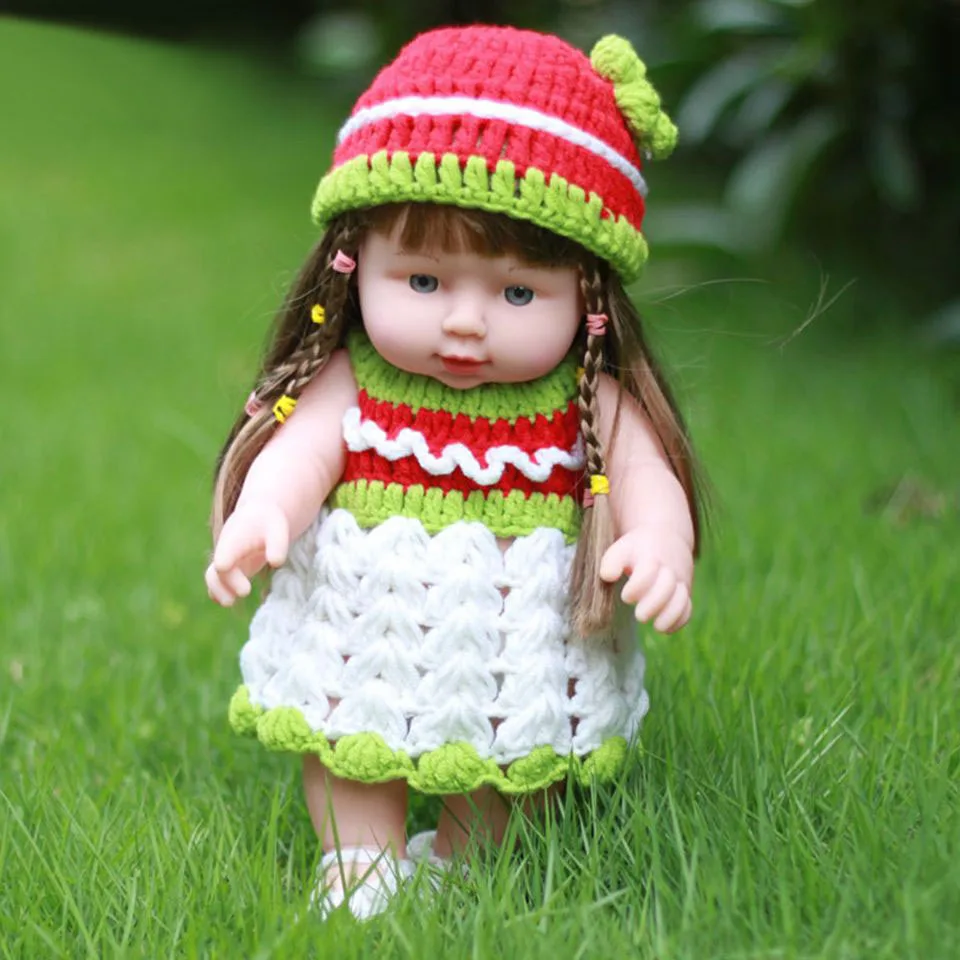 

Cute Doll Baby Born 6 Models 30cm All body Soft Vinyl with Clothes And Shoes kids Playmate and Gift For Girls Toy Set