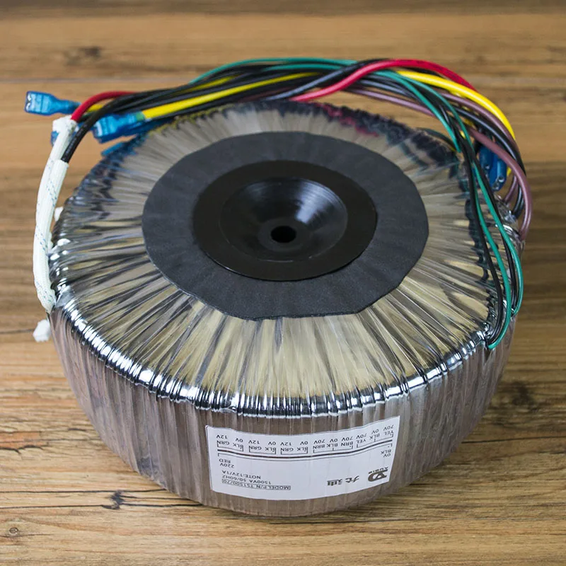 

High-power 1500W Toroidal Transformer AC220V Output: Double 70V*2 + Single 12V*3 Pure Copper Wire High Power Power Supply