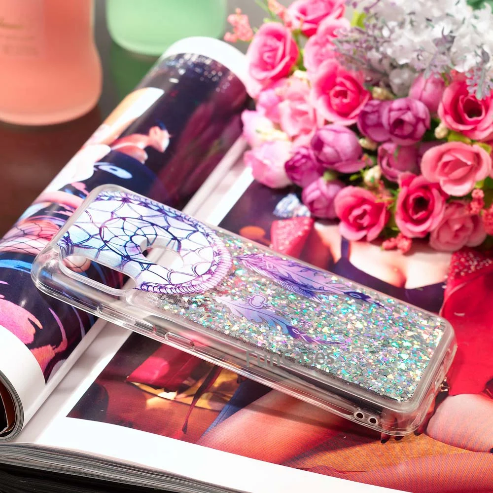 

Bling Case For Xiaomi Mi A2 Lite Phone Case Dynamic Liquid Quicksand Pocophone For Redmi 6 pro Silicone Unicorn Cover Fundas