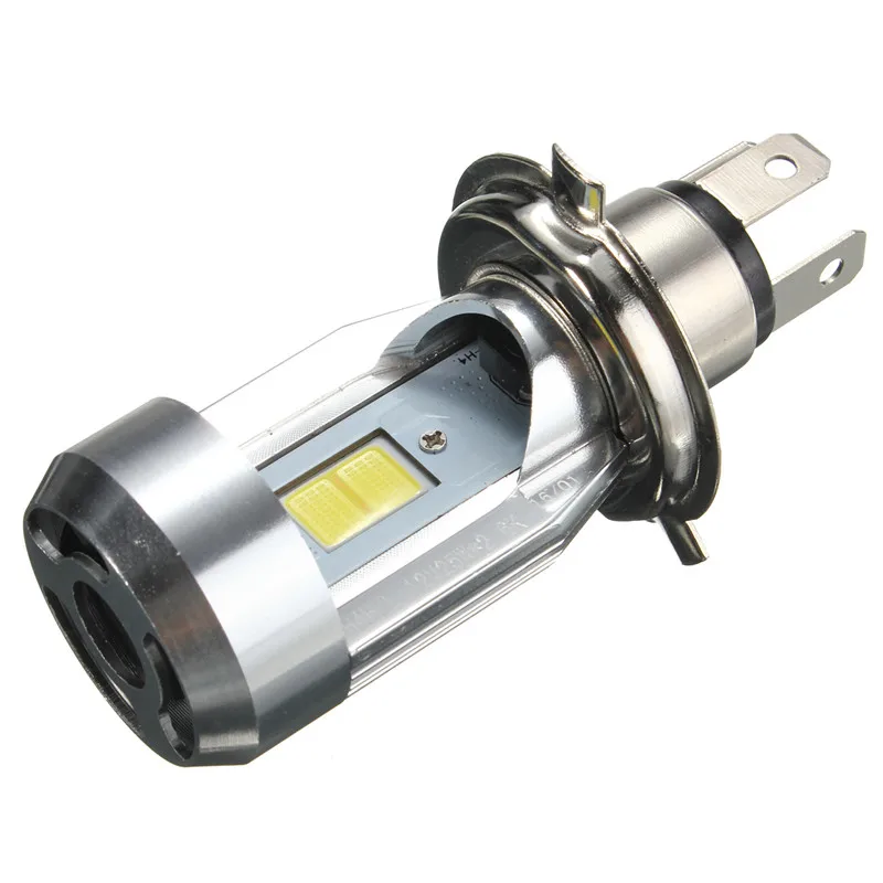 H4 LED Motorcycle Headlight Headlamp Bulb COB H4 Led Hi/Lo ...