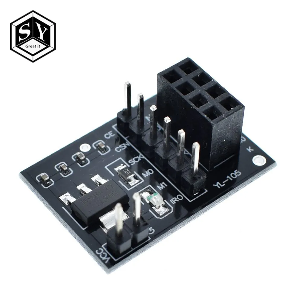 

1PCS Great IT Socket Adapter plate Board for 8Pin NRF24L01 Wireless Transceive module 51