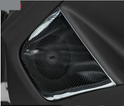 

High Quality ! 4 Pcs / Set For Mercedes Benz GLA X156 / CLA W117 2015 2016 Stainless Steel Door Audio Speakers Cover Trim