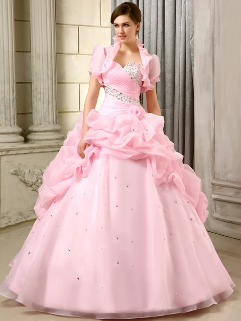 Quinceanera Dresses With Jackets Girls Victorian Princess Prom Dresses