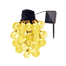 Светодиодный Солнечный Шар Пузыря струнный свет шар Водонепроницаемый Открытый Рождественский Декор