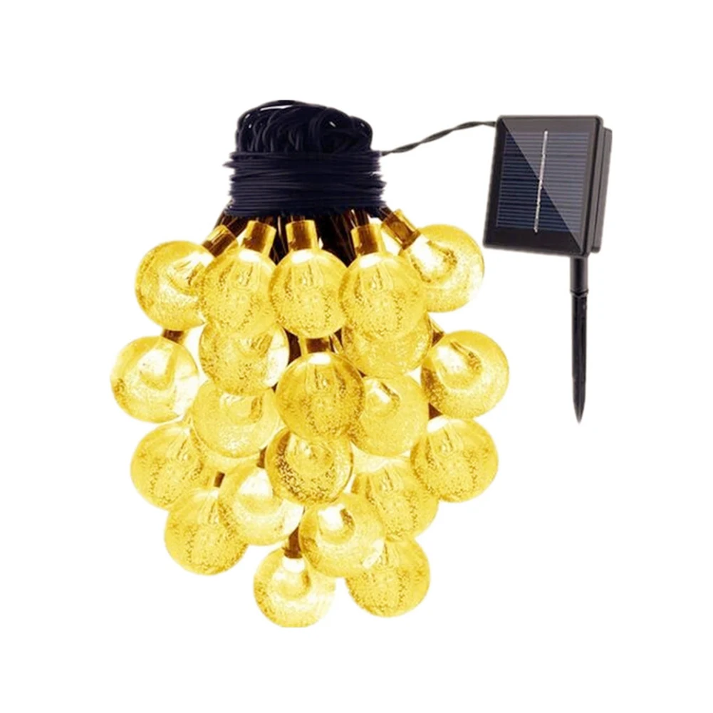

LED Solar Bubble Ball String Light Ball Waterproof Outdoor Christmas Decor