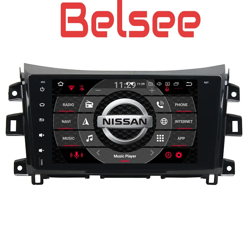 

Belsee for Nissan NP300 Navara 2014-2016 PX5 Octa Core Stereo Android 8.0 Car Radio GPS Navigation Unit WiFi Bluetooth Autoradio