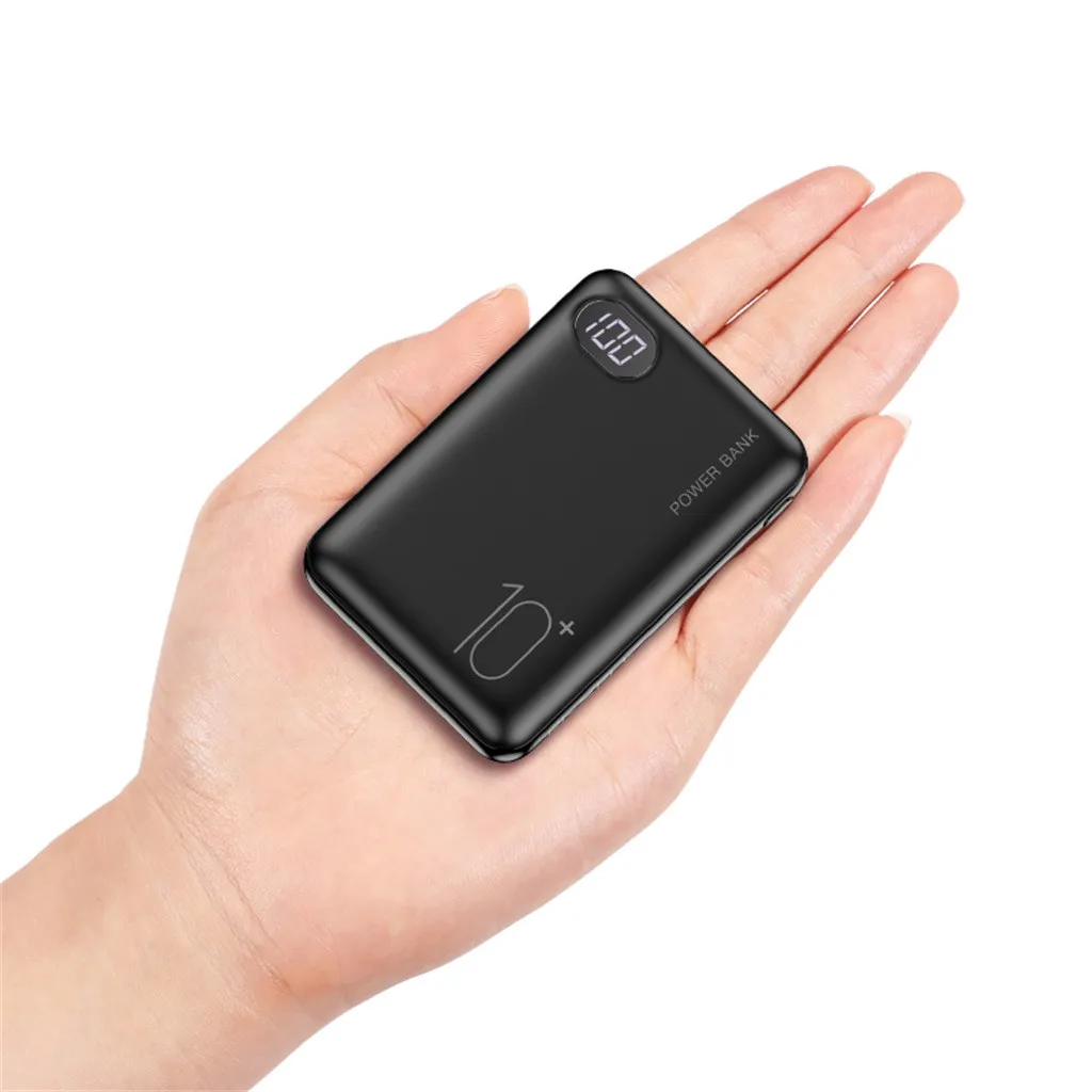 3.1A 10000mAh светодиодный блок питания двойное Портативное зарядное usb-устройство банк питания для iPhone Xiaomi Mi телефон внешний аккумулятор