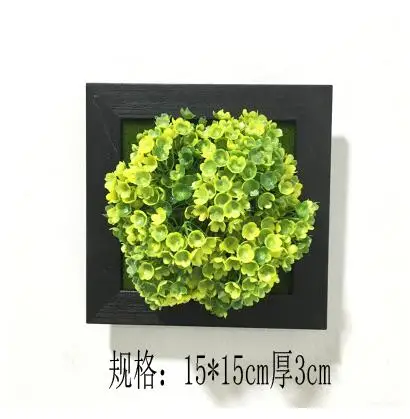 Черный 3D суккулентные растения имитация дерева фоторамка украшение стены домашний декор гостиной - Цвет: I