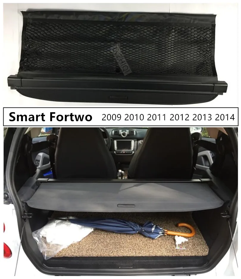 Rear Trunk Cargo Cover For Smart Fortwo 2009 2010 2011 2012 2013 2014