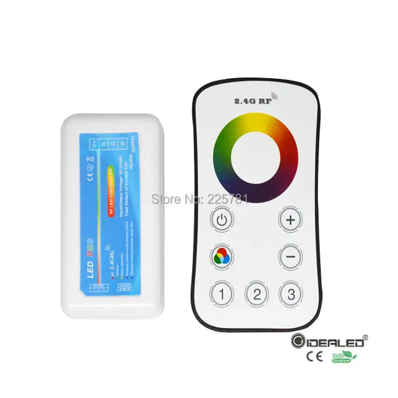 

2.4G RF Mini Wireless Remote Controlle 18A for 12V/24V RGB led strip light on bus luxurious liner and hotel