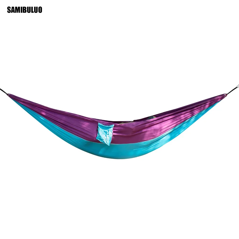 Nylon Outdoor Hammock Single Double Person Adult Backpacking Travel Survival Hunting Sleeping Bed For Garden Camping