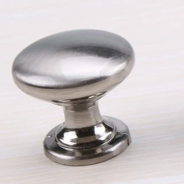 Single Hole 24MM Zinc Alloy Modern Round Handle Knobs Cupboard Kitchen