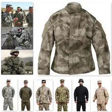 6 цветов, XS-XXL, военная форма, камуфляжная, БДУ, боевая, страйкбольная, армейская форма, комплект, пальто+ штаны, костюм Wargame