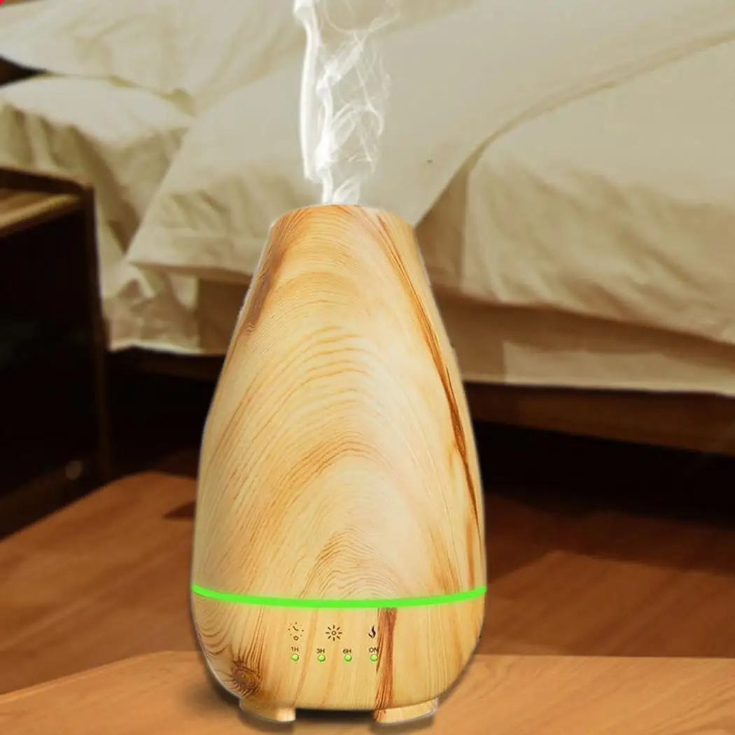 

500ML Aroma Diffuser Ultrasonic Air Aromatherapy Humidifier 7 Color Changing LED Light Remote Control Essential Oil Diffuser Hot