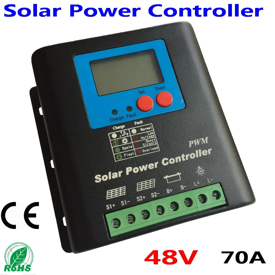 

48V 70A 80A Automatic Controller Solar Charge Controller for Solar wind System