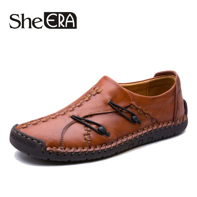

Big Size New Summer Handmade Genuine Leather Men Loafers Soft Leather Men Driving Moccasins Brand Men Casual Shoes Slip On Flats