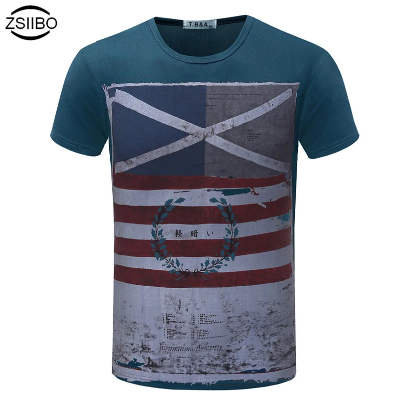 

ZSIIBO TX82 factory very lost cost promotion Short Sleeve t shirt Man,Men's T-shirt men's brand fashion round neck T shirt men
