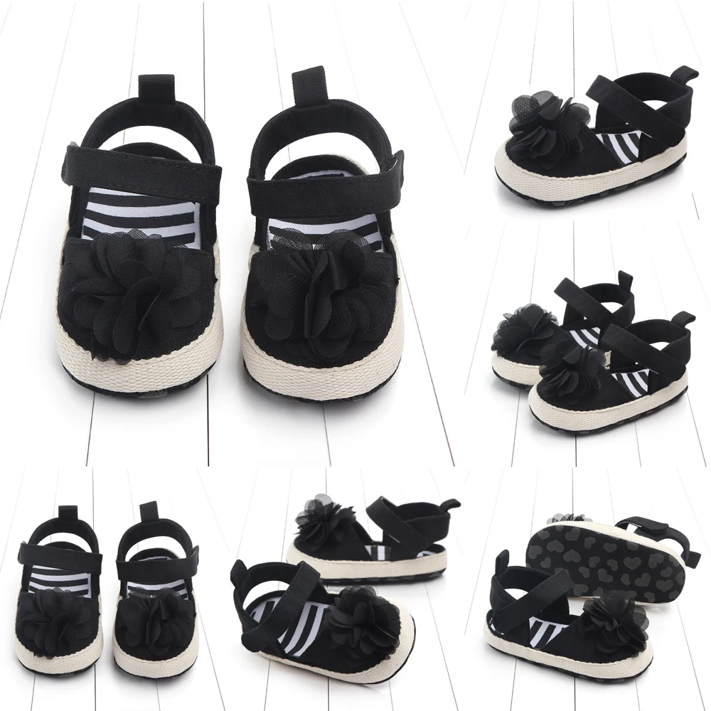 Лето Neugeborenes kind syauglingsbaby-myadchen-nette bluumen-Sandale-Sommerkrippe-Schuhe