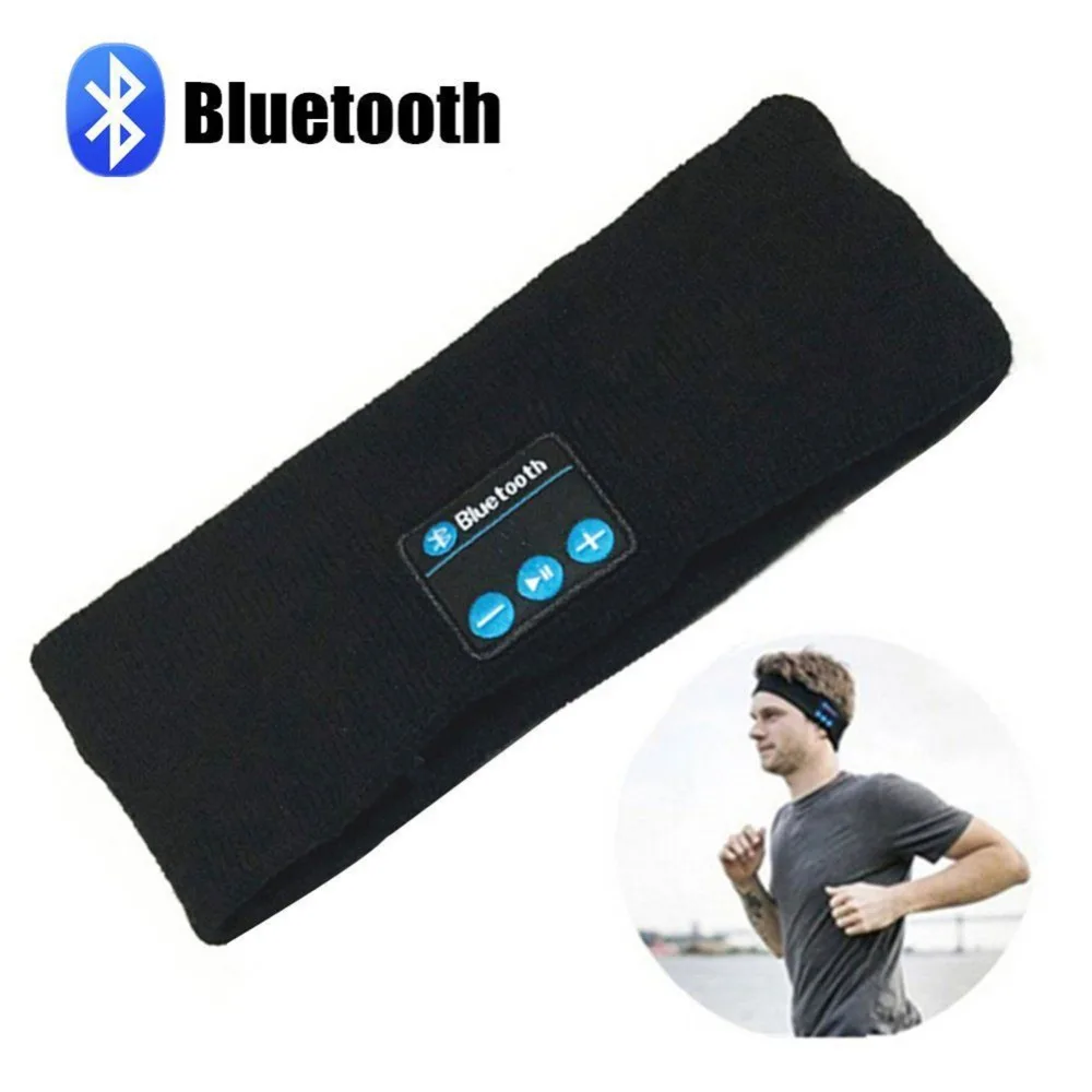 

Men's Wireless Bluetooth Stereo Headphone Sleep Headset Sports Headband Mic #256955