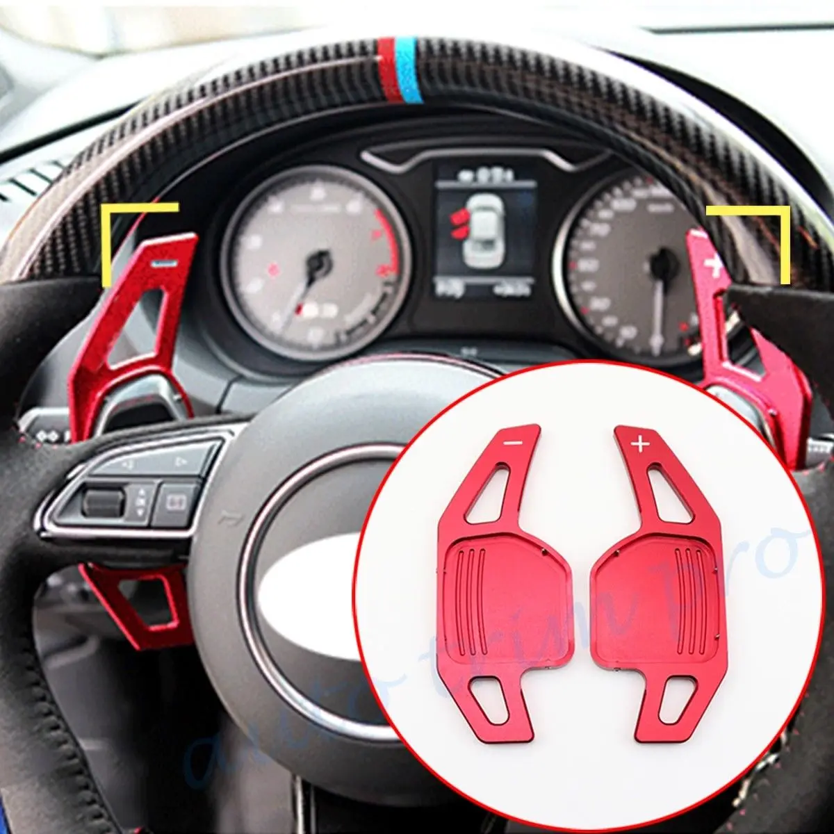 

Alloy Shifter Steering Wheel Shift Paddle Gear DSG Cover Fit For Audi A3/5/6/7/8 A4L S3 S5 S6 Q3 Q5 Q7 TT Accessories