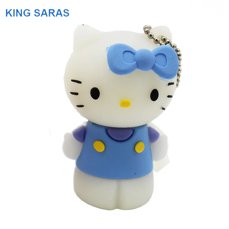 KING SARAS 6 coarl cute hello Kitty shoe usb флэш-накопитель usb 2,0 4 ГБ 8 ГБ 16 ГБ 32 ГБ 64 ГБ флешка, подарок