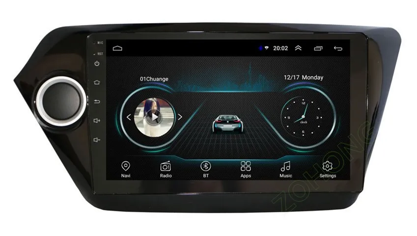 DSP 36EQ 4G 2.5D 2+ 32Gb для KIA K2 Android 9,0 автомобильный DVD мультимедийный плеер для KIA RIO 3 Авторадио автомобильный gps-навигация, радио, стерео