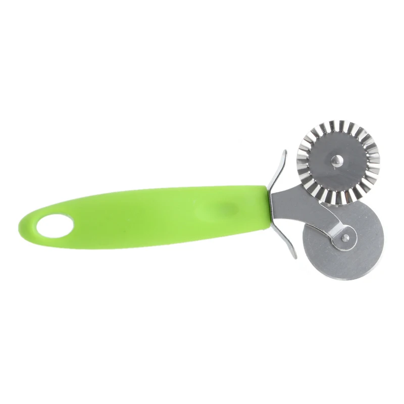 Stainless Steel Roller Pizza Cutter Round Hob Wheel Knife Pastry Dough Tools