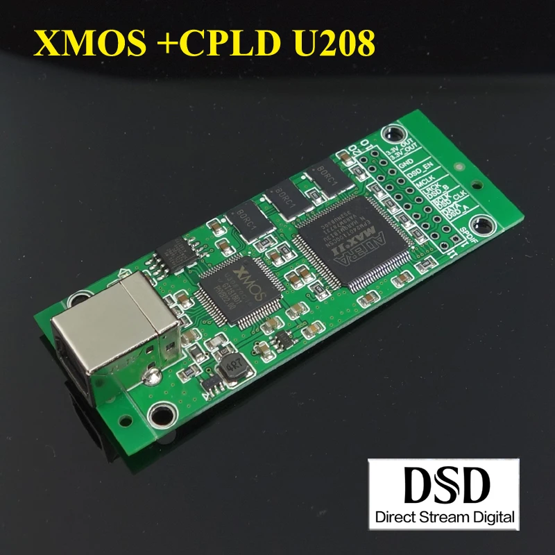 XMOS CPLD XU208 цифровой интерфейс USB I2S выход для ES9038RPO AK4497 DACAK4497 ES9018 ES9028 ES9038 ЦАП Декодер доска