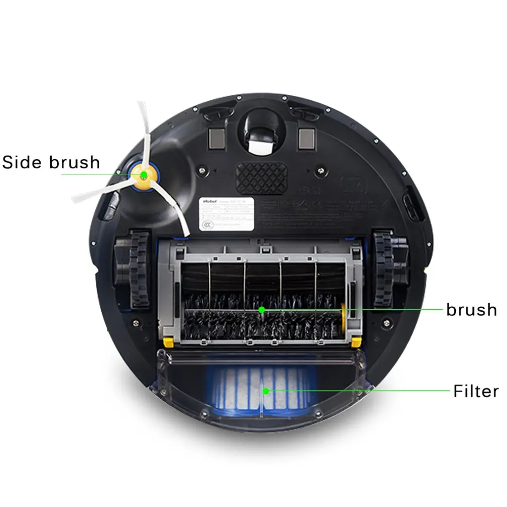 main brush side brushes AeroVac Filter for iRobot Roomba 600 620 630 650 660 675 680 690 for iRobot Roomba accessories