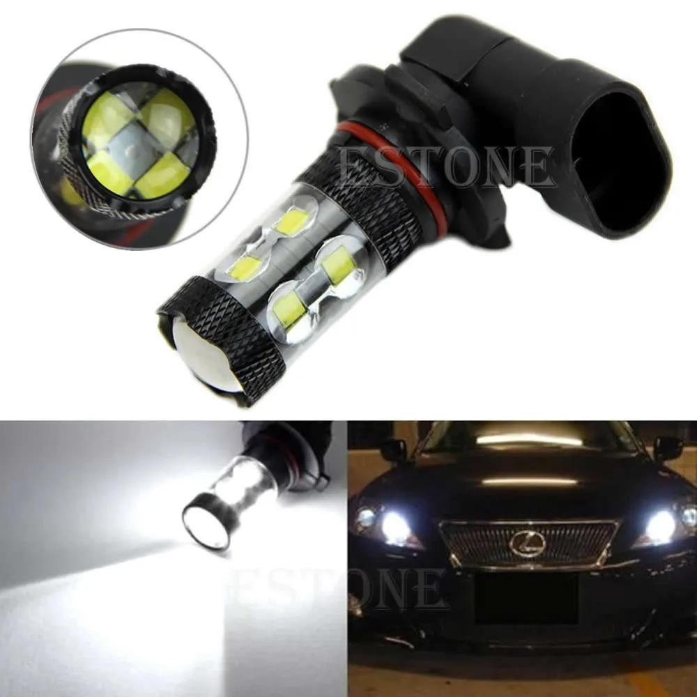 

New 9005 9055 H10 9040 9045 LED 6000K White 60W Fog Driving Light Bulb