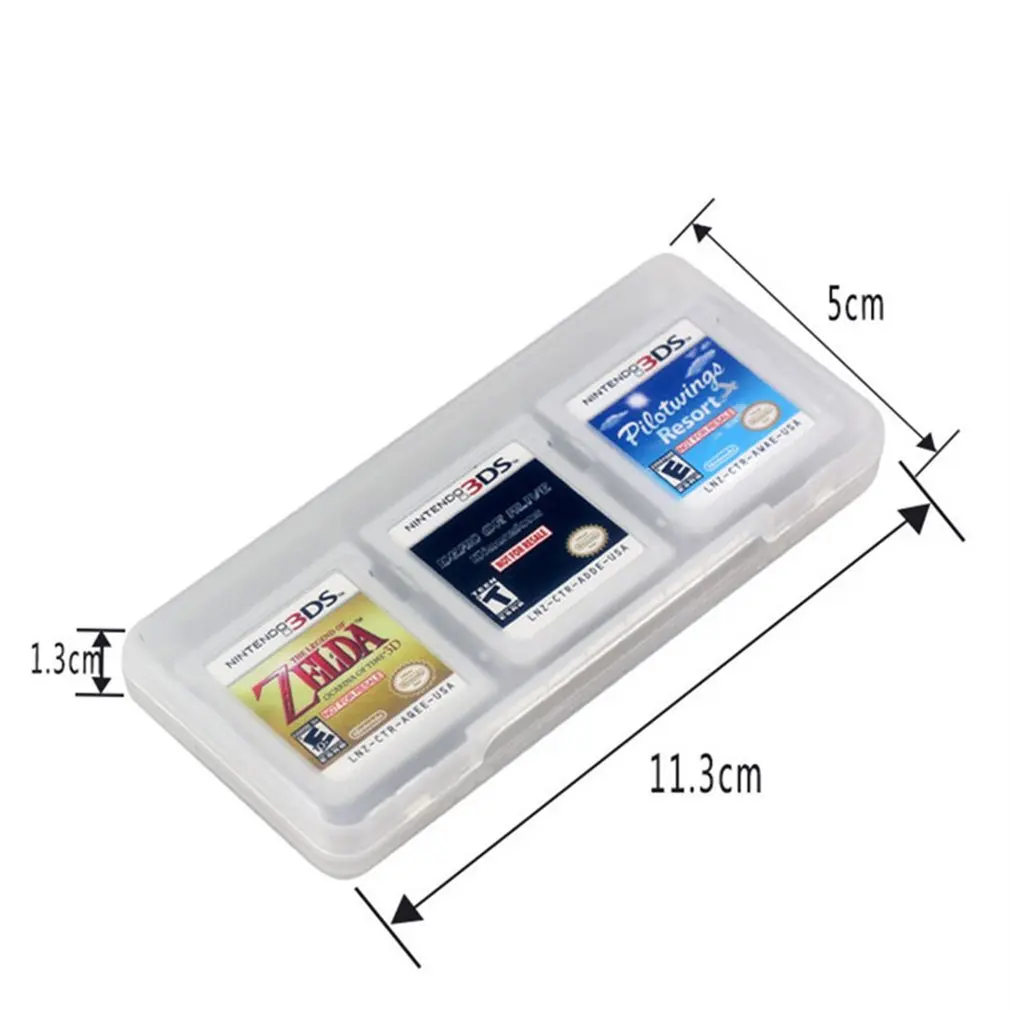 6 в 1 жесткий пластиковый ящик для хранения чехол держатель для Nod DS 2DS New 3DS XL LL 3DSLL 3DSXL игровые карты
