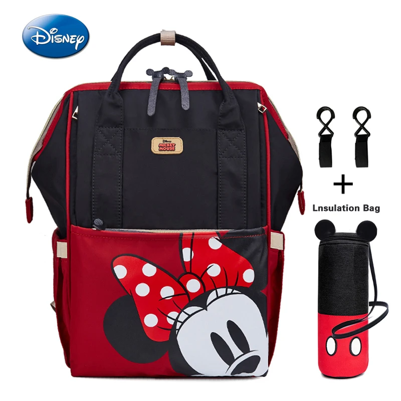 

Disney 2019 New Baby Backpack Mickey Minie Diaper Bag Mom Mommy Nappy Bag Stroller Organizer Mother Bolsa Sac Mouse Rugzak Sac