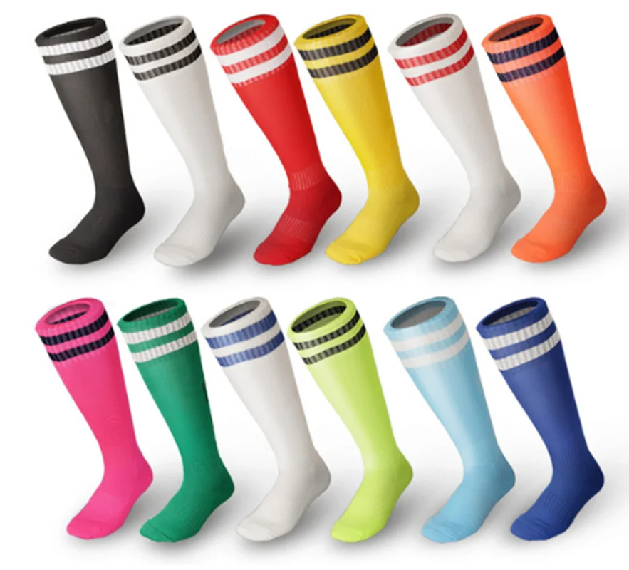 

Adult soccer socks tube sock children knee thicker towel bottom stockings men 's football non - slip sports stockings High cylin