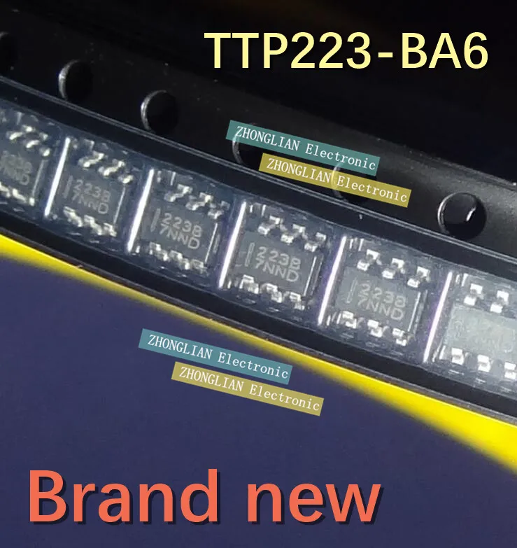 

1000pcs/lot TTP223-BA6 223B SOT23 TTP223 Brand new