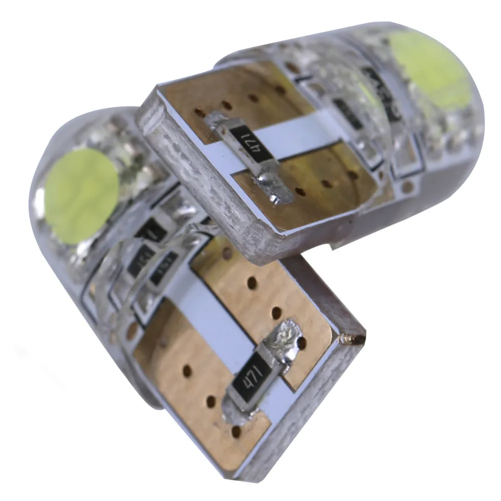12 В t10 5050 Smd Led Canbus w5w Высокая Мощность 6000k водонепроницаемый красный без