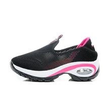 Женская Удобная прогулочная обувь, спортивные лоферы, нескользящая обувь для танцев, женская обувь для похудения, гибкие кроссовки