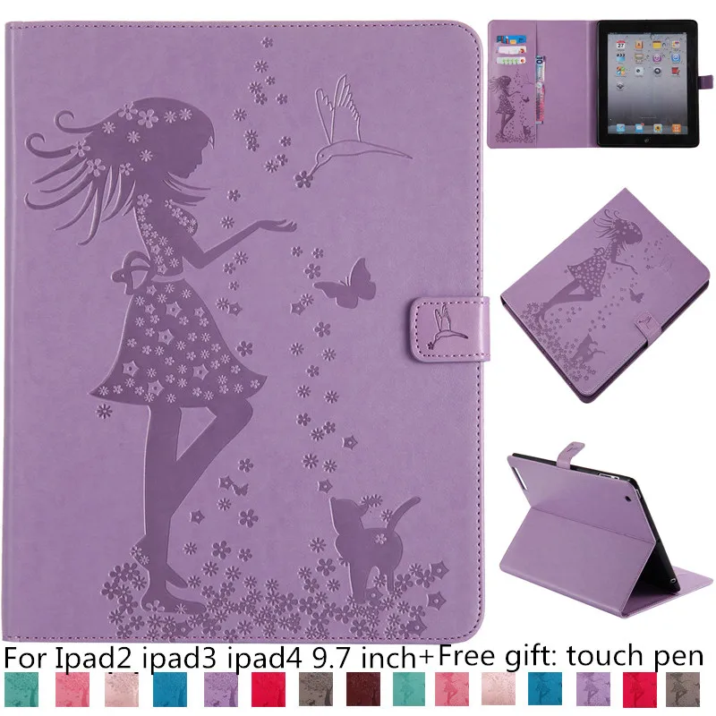 

Case for iPad 2 3 4 9.7 inch Stand Magnetic Smart Cover Auto Sleep/Wake Folding PU Leather Funda for iPad2 iPad3 iPad4 Case