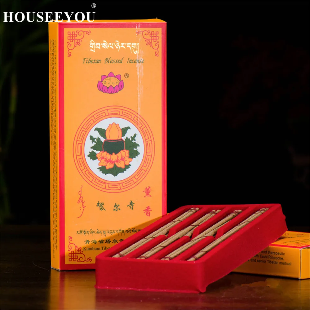 

Kumbum Monastery Stick Incense Buddhist Holy Land Natural Herbal Meditation Incense Handmade Tibetan Blessed Incense sticks