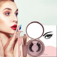 New Liquid Eyeliner+ Magnetic False Eyelashes+ Tweezer Set Makeup Long Lasting for False Eyelashes dropshipping