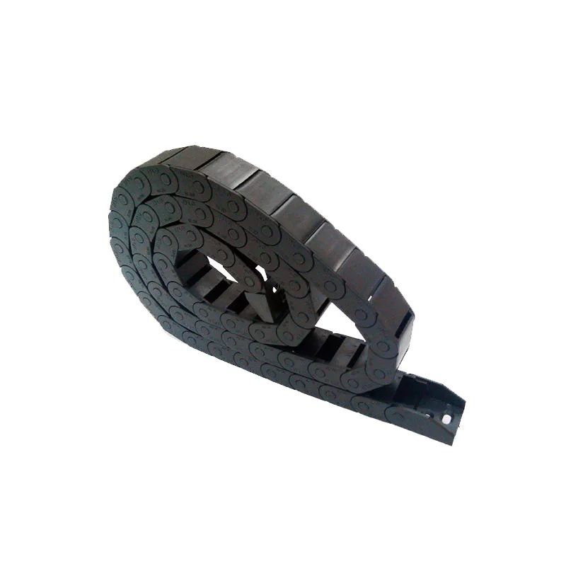

Free shipping JFLO 10x20mm 1meter 100cm 40" Plastic Cable drag chain Wire Carrier with connector for CNC Router Machine Tools