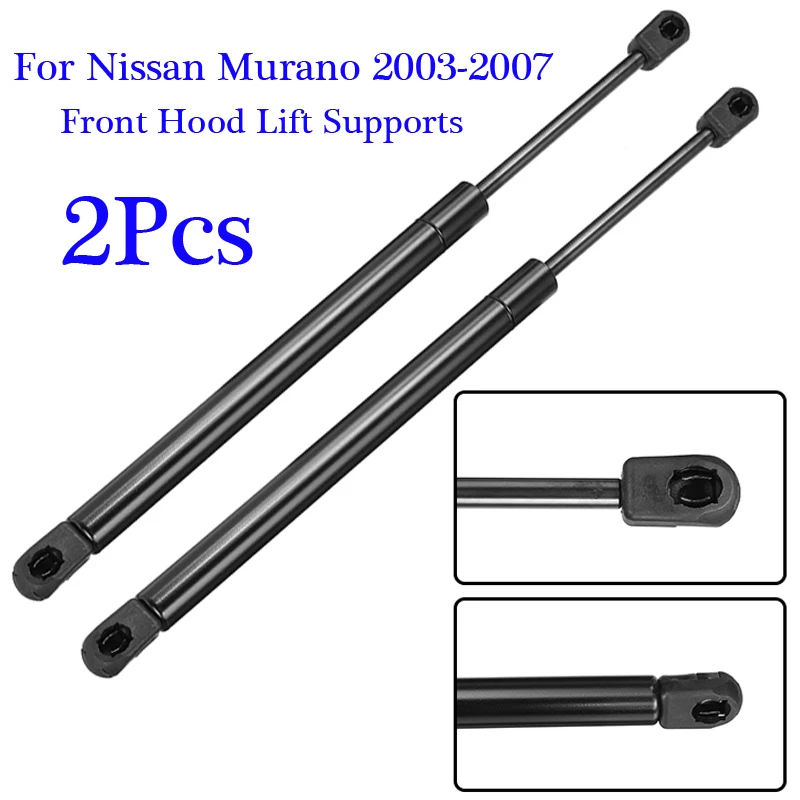 

2Pcs Front Bonnet Hood Support Gas Strut 7E0823359 For For Nissan Murano 2003 2004 2005 2006 2007 Hood Shock Damper Engine Cover