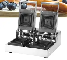 Free Shipping Electric 2-slice Square Loaf Bread Sandwich Press Maker Machine Toaster Grill