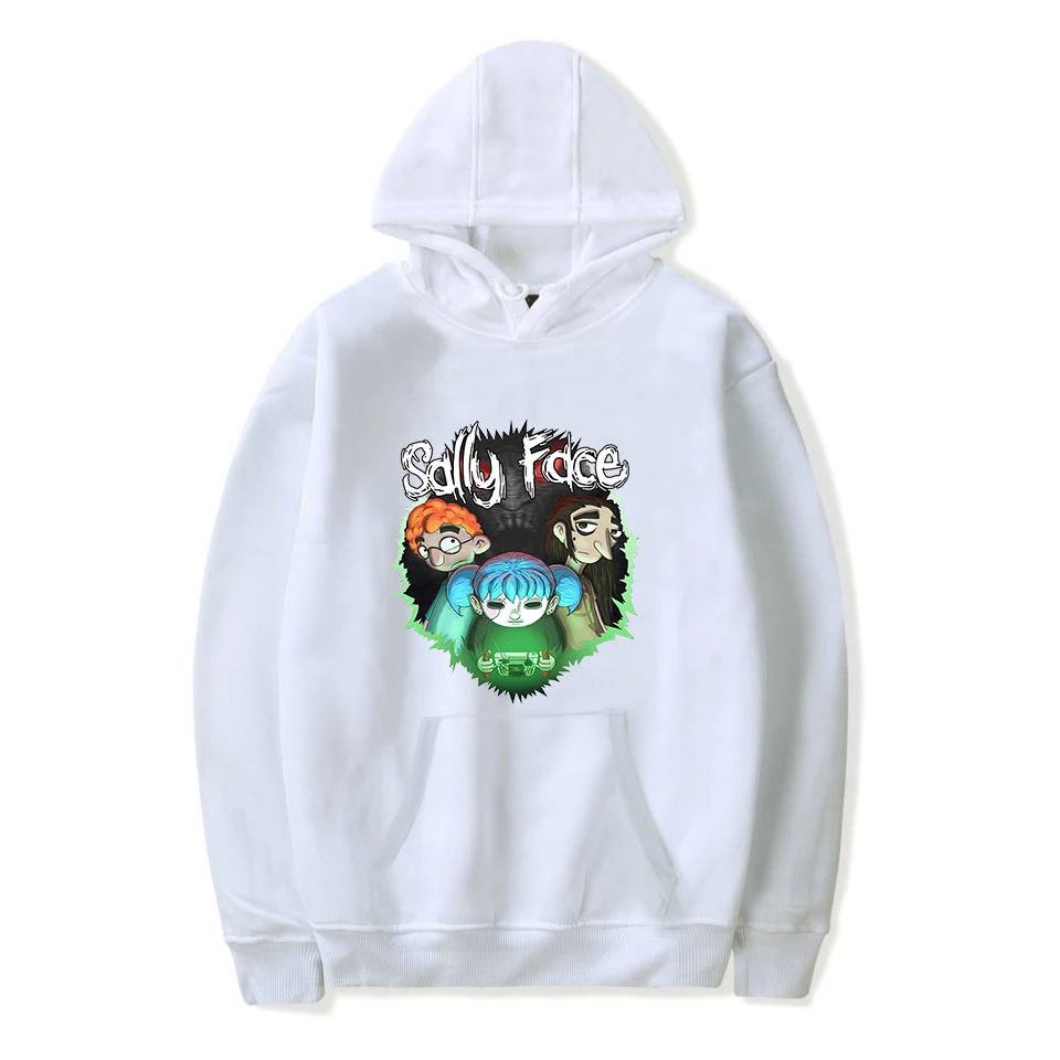 white sally hoodie Новинка; Лидер продаж; толстовка с капюшоном для мальчиков и девочек; пуловеры с капюшоном; Розовая Толстовка с принтом «глаза Салли»; детская одежда - Цвет: white sally hoodie
