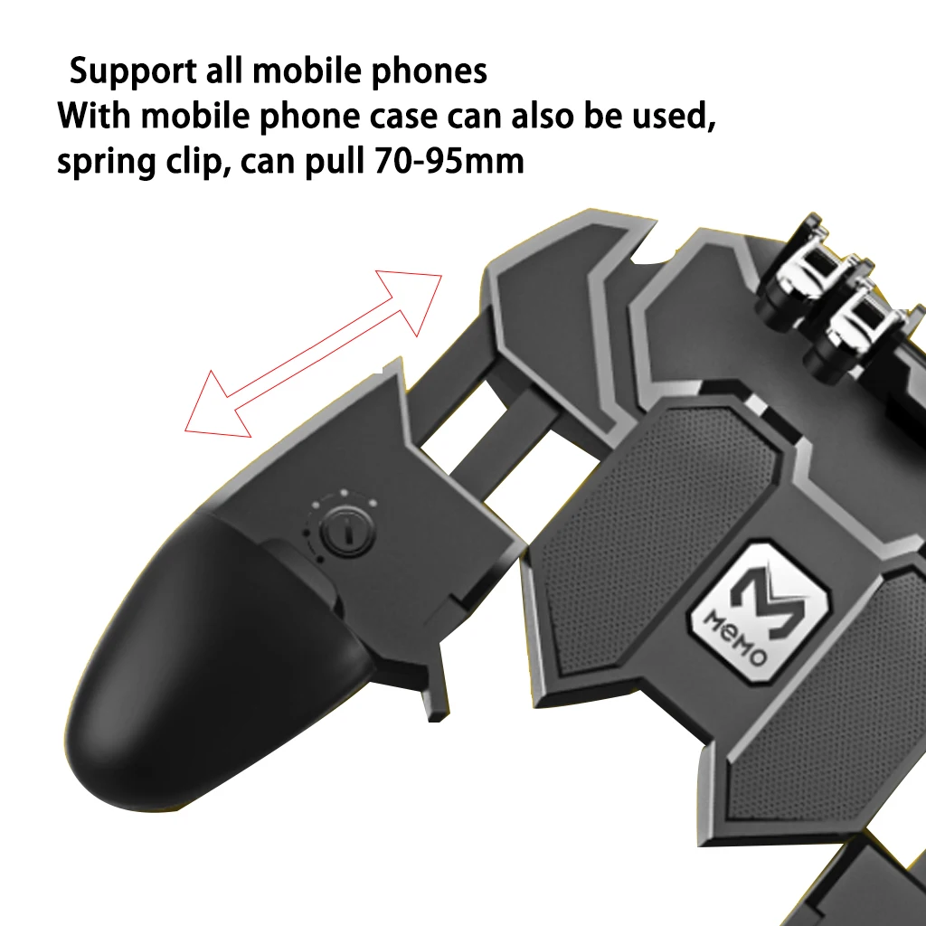  Original AK66 Six Finger Mobile Game Controller Shooting Free Fire Key Button Gamepad Joystick Game