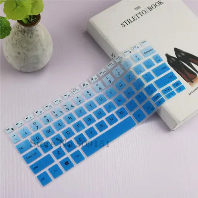 Цветной силиконовый чехол для клавиатуры DELL XPS 13 9370/XPS 13 9365 13-9365 13-9370-R1605G 13,3 дюймов ноутбук - Цвет: Gradient blue