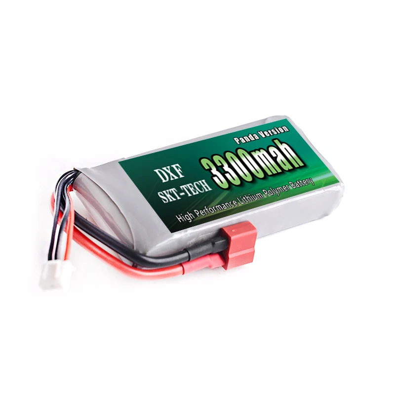 DXF 2 шт. Хорошее качество Rc Lipo батарея 7,4 V 3300mah 2S 20C Max 40C для Feiyue 03 Wltoys 12428 12423 1:12 RC запчасти для автомобилей